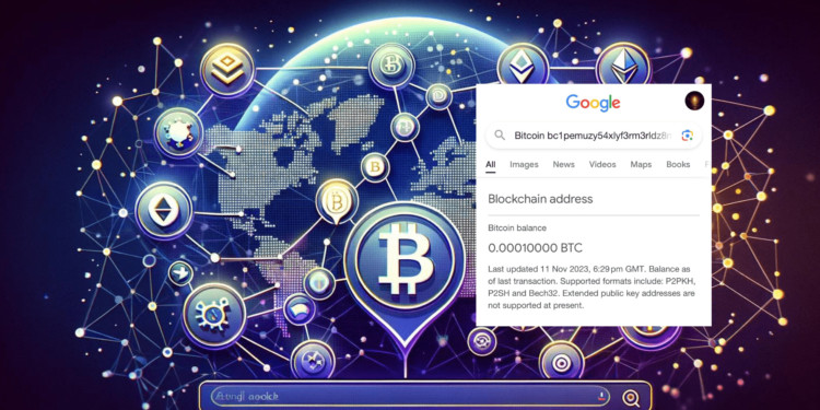 Google search adds new Bitcoin wallet balance query! Currently supports 7 blockchains