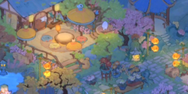 A list of strategies for placing river lanterns in There is a Family Deep in the Peach Garden