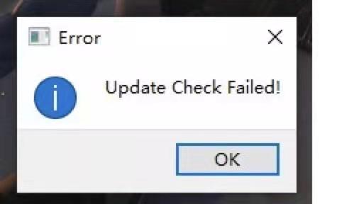 Introduction de la solution UpdateCheckFailed à linvite super humaine