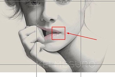 Graphic method for creating 3D cylindrical portrait effect in Photoshop