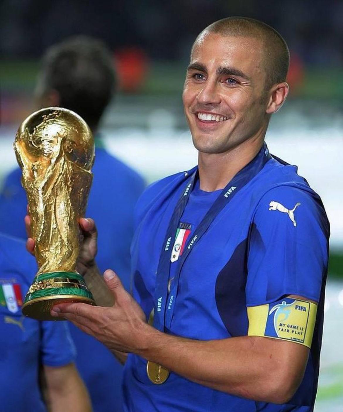 Energized Cannavaro appears, and the Golden Ball defender regains his glory