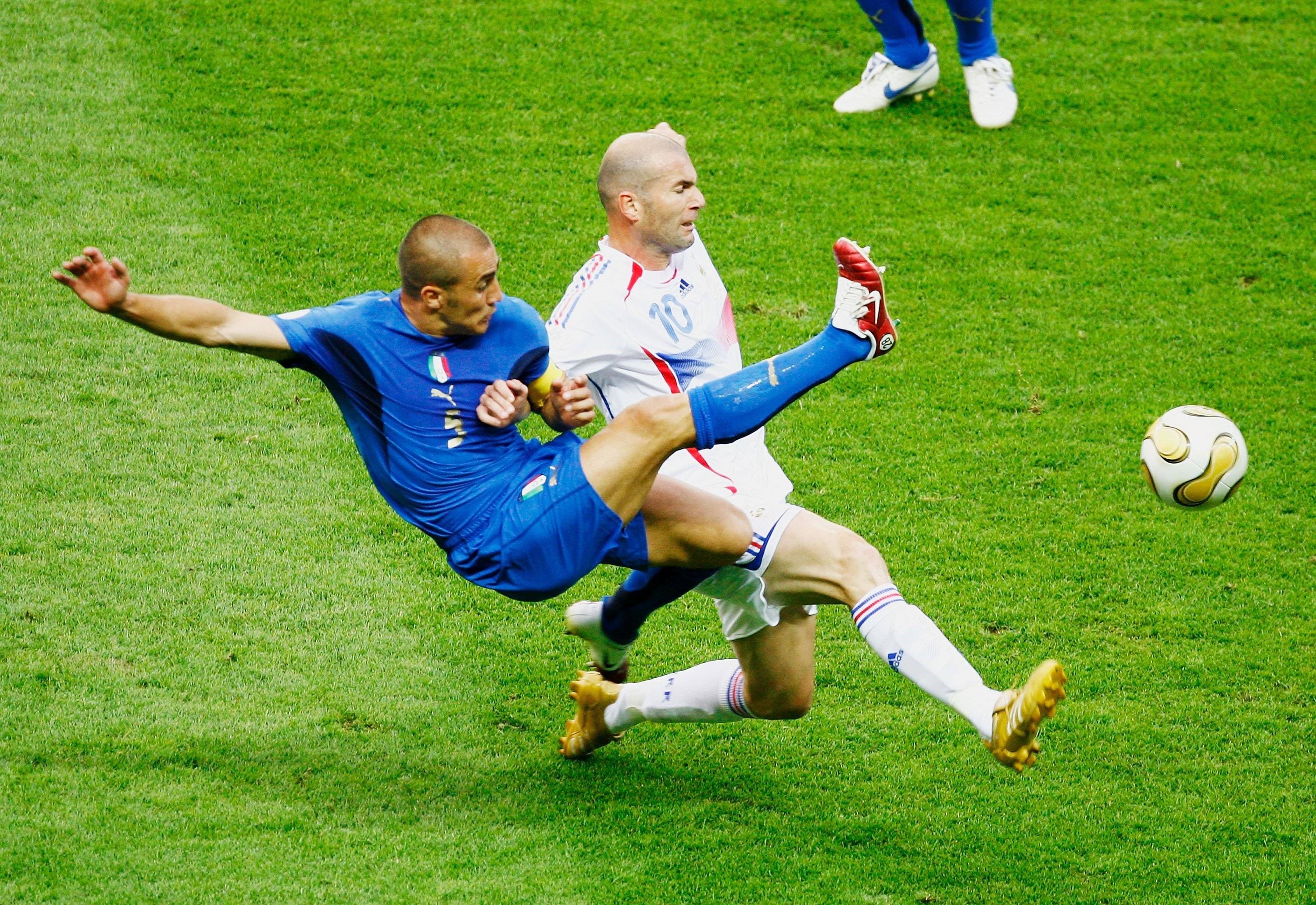 Energized Cannavaro appears, and the Golden Ball defender regains his glory