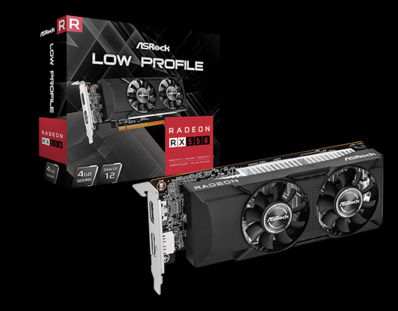梦回 2017：华擎推出 RX 550 Low Profile 4GB 半高入门级显卡-硬件新闻-