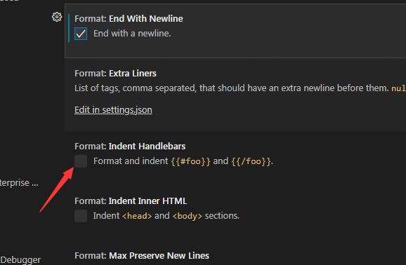 How to set extra row format in VSCode_How to set extra row format in VSCode