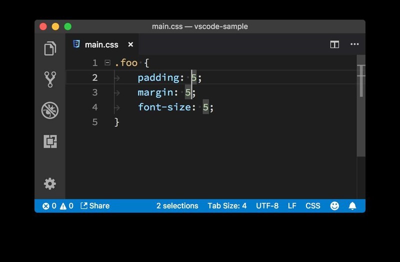 How to create multiple cursors in Vscode_How to create multiple cursors in Vscode
