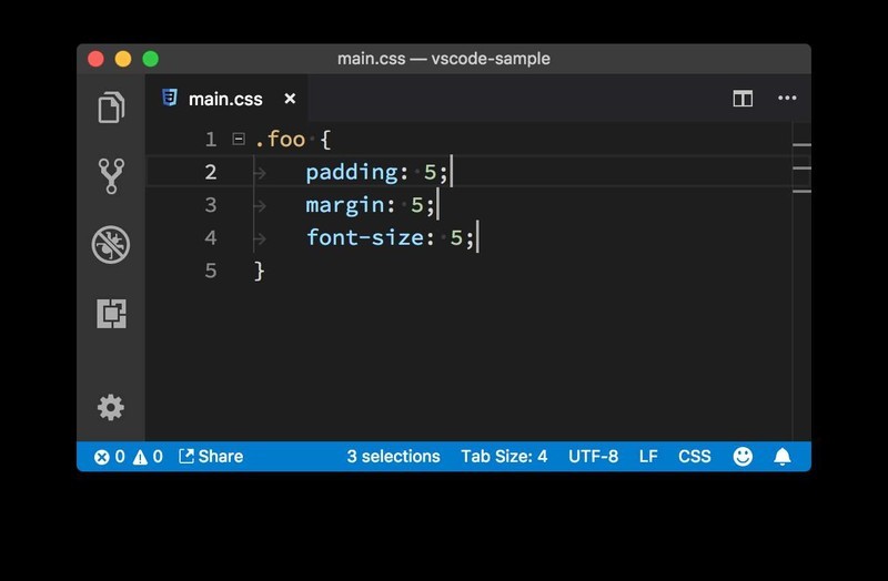 How to create multiple cursors in Vscode_How to create multiple cursors in Vscode