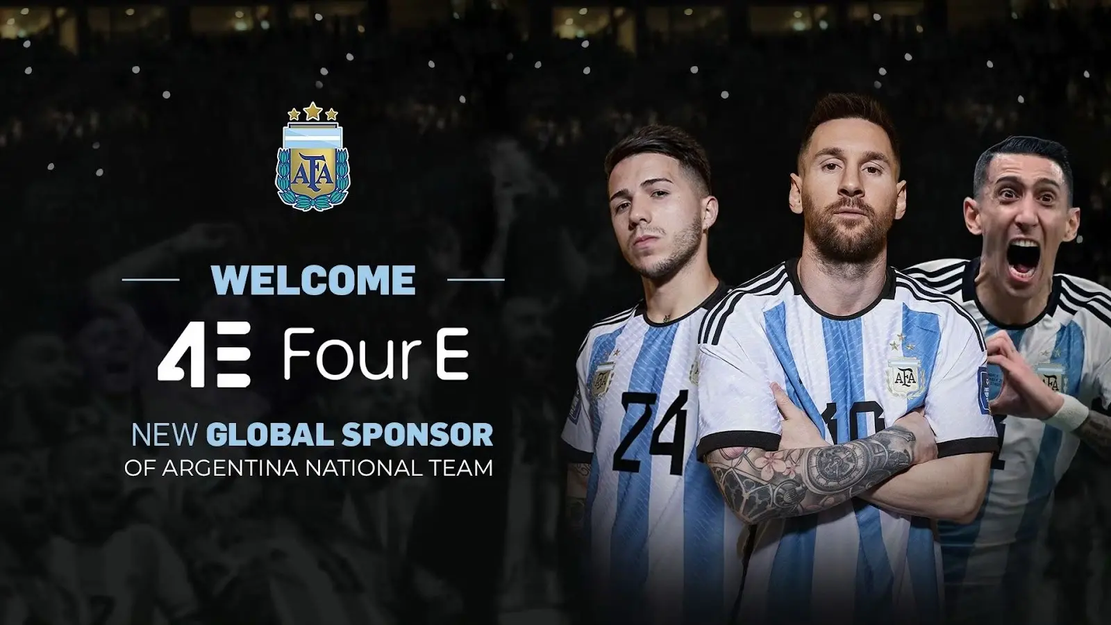 4E s’associe à l’équipe nationale argentine de football pour créer un avenir avec la crypto-monnaie et l’« Armée bleue et blanche ».