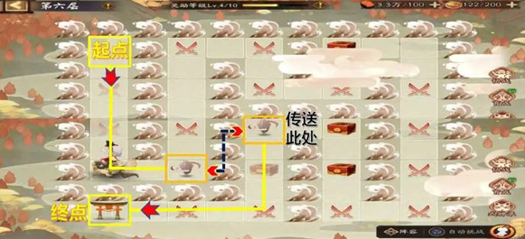 Guide to clearing the map of Onmyoji God of Fortunes Pilgrimage to Defeat the Kraken