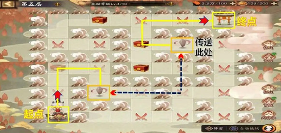 Guide to clearing the map of Onmyoji God of Fortunes Pilgrimage to Defeat the Kraken