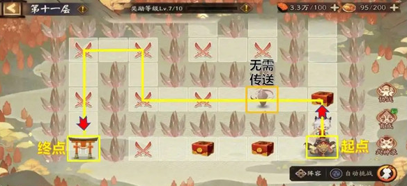 Guide to clearing the map of Onmyoji God of Fortunes Pilgrimage to Defeat the Kraken