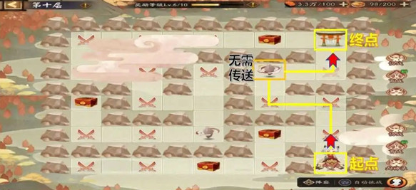 Guide to clearing the map of Onmyoji God of Fortunes Pilgrimage to Defeat the Kraken