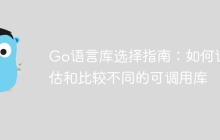 Go语言库选择指南：如何评估和比较不同的可调用库