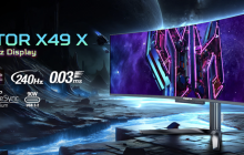 宏碁预告 Predator X49 X 48.9 英寸带鱼屏显示器，双 2K 240Hz QD-OLED