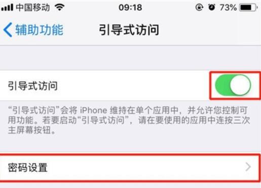 Detailed steps for guided access in iPhone 11