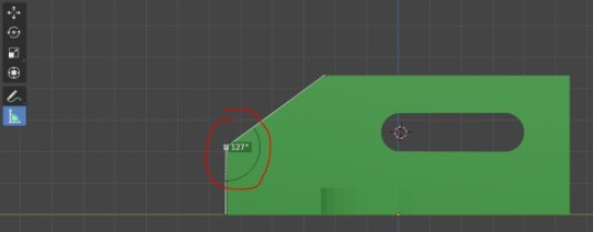 How to get the angle size in blender_Measurement method of angle size in blender