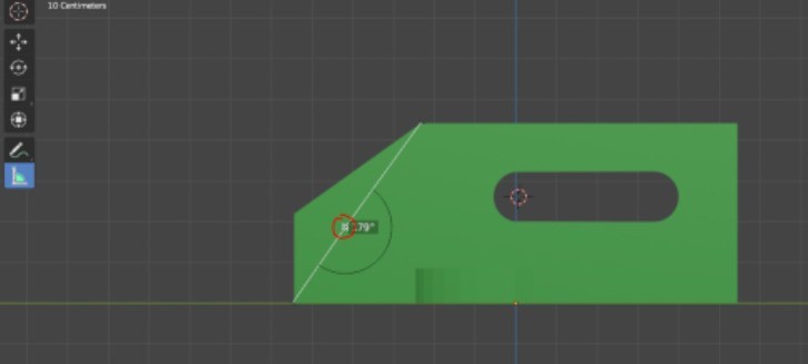 So erhalten Sie die Winkelgröße in Blender_Messmethode der Winkelgröße in Blender