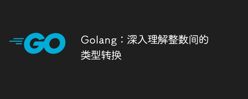 Golang: 정수 간 유형 변환에 대한 깊은 이해