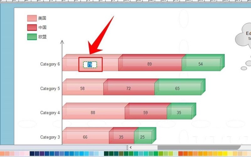 亿图流程图制作软件做出柱形图的详细教学