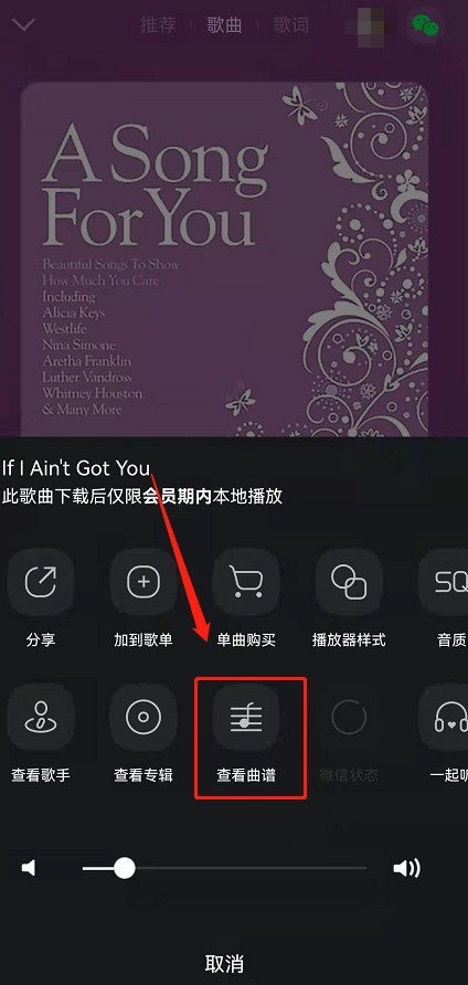 QQ音樂歌曲曲譜在哪看_QQ音樂智慧曲譜功能使用教學分享