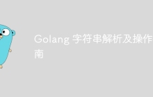 Golang 字符串解析及操作指南