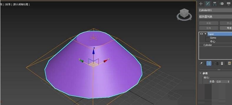 3Ds MAX使用锥化修改器修改图形的相关操作