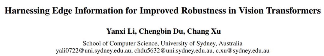 Un algorithme à faible coût améliore considérablement la robustesse de la classification visuelle ! Une équipe chinoise de l'Université de Sydney lance une nouvelle méthode EdgeNet