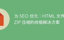 为 SEO 优化：HTML 文件到 ZIP 压缩的终极解决方案