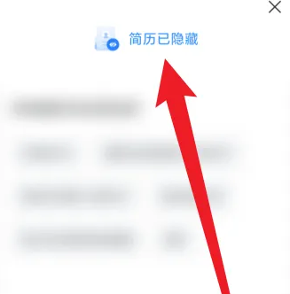 Zhaopin Recruitment で履歴書情報を非表示にする方法