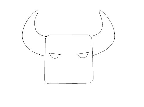 Tutorial on how to design a cow head image in Flash