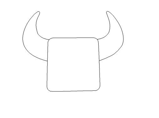 Tutorial on how to design a cow head image in Flash