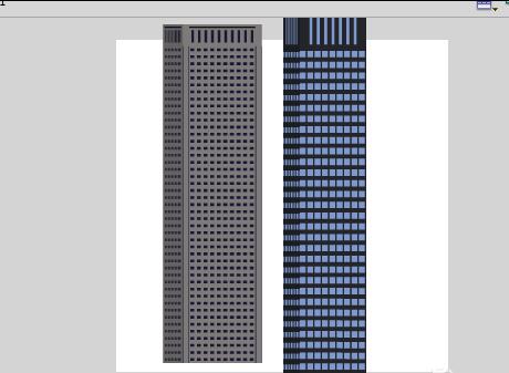 Flash使用刷子工具设计高楼大厦建筑物的操作方法