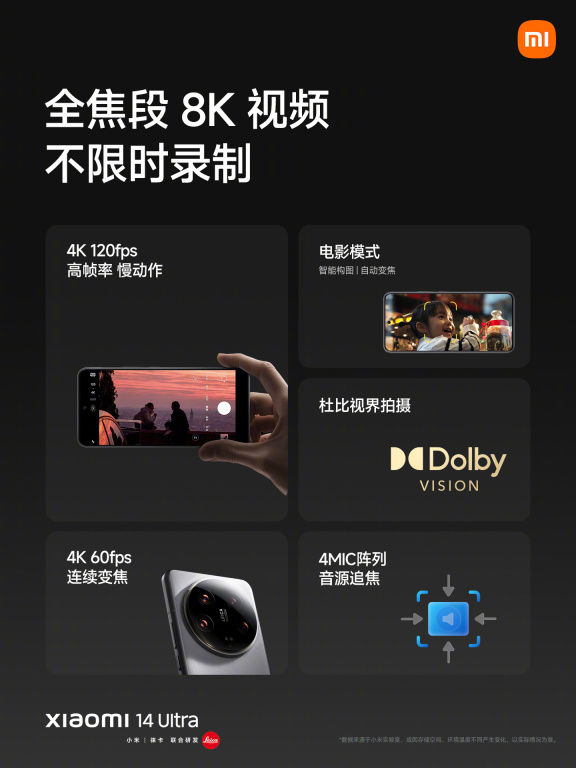 小米 14 / Pro 手机获得 Ultra 大师人像、AISP 计算摄影平台全面下放