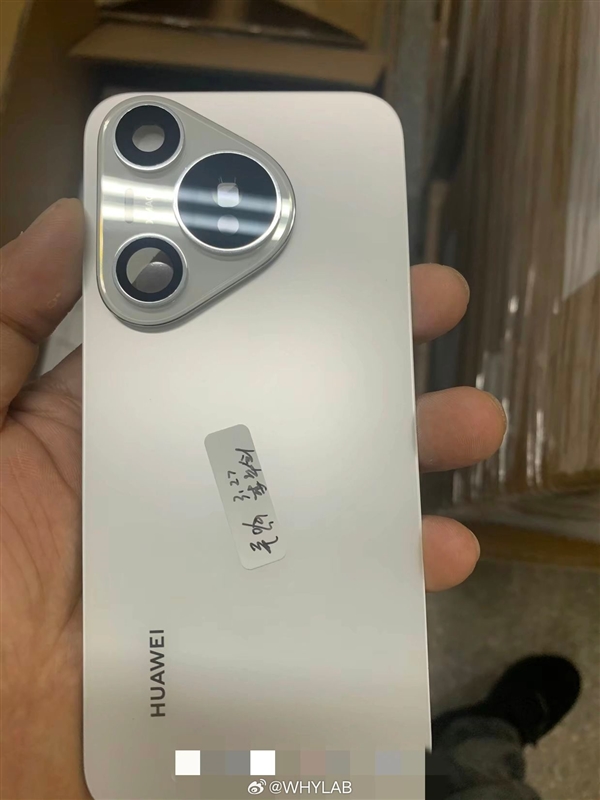 Gambar kulit belakang versi standard Huawei P70 didedahkan buat kali pertama! Modul segi tiga asal industri sangat dikenali