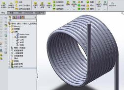 Describe the specific steps for modeling torsion springs in Solidworks