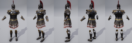 Imperial Myth Greek Civilization DLC steel armor set has been produced