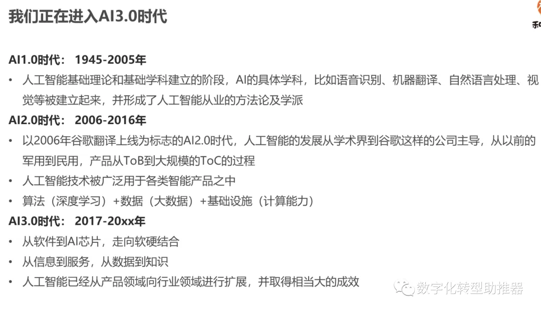 AI人工智能如何助推数字化转型？