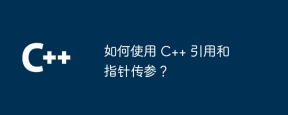 如何使用 C++ 引用和指针传参?