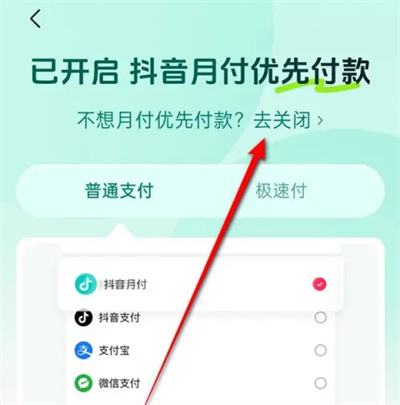 How to give priority to Douyin payment