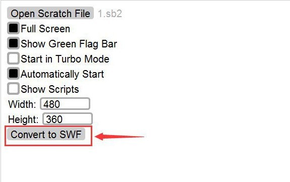 How to convert scratch to swf format_Introduction to the method of converting scratch to swf format