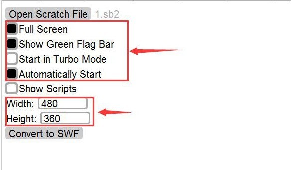 How to convert scratch to swf format_Introduction to the method of converting scratch to swf format