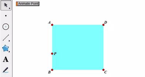 Cara menggunakan pad lakar geometri untuk membuat mata bergerak secara berterusan di tepi segi empat sama