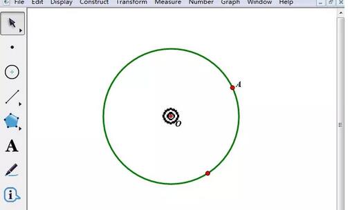 How to create any n-sided polygon of a circle using geometric sketchpad