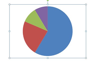 PPT 원형 차트 분리 조작 방법