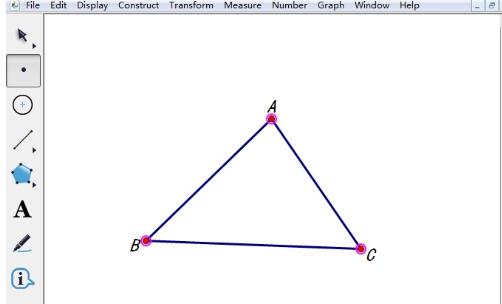 How to retain the label of a point after hiding it in the geometric sketchpad