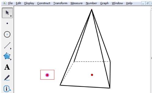 Cara melukis piramid empat segi menggunakan Geometry Sketchpad