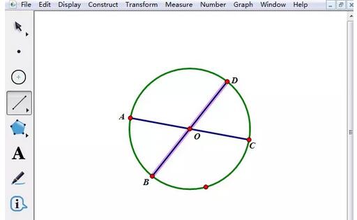 So verwenden Sie den geometrischen Skizzenblock, um sich schneidende gerade Linien um den Schnittpunkt zu drehen