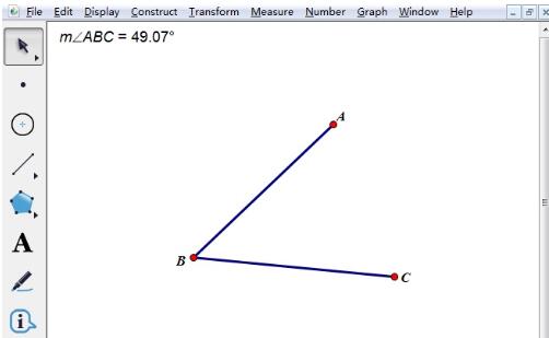 Ein einfacher Vorgang, um den Grad eines Winkels auf dem geometrischen Skizzenblock zu ändern