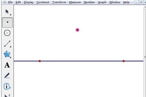 Eine einfache Methode zum Konstruieren paralleler gepunkteter Linien mit Geometry Sketchpad