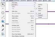 A simple method to construct parallel dotted lines using Geometry Sketchpad
