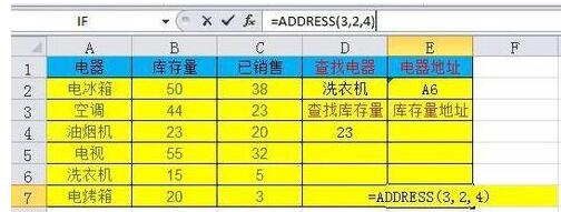 Comment trouver ladresse du contenu dans un tableau dans Excel